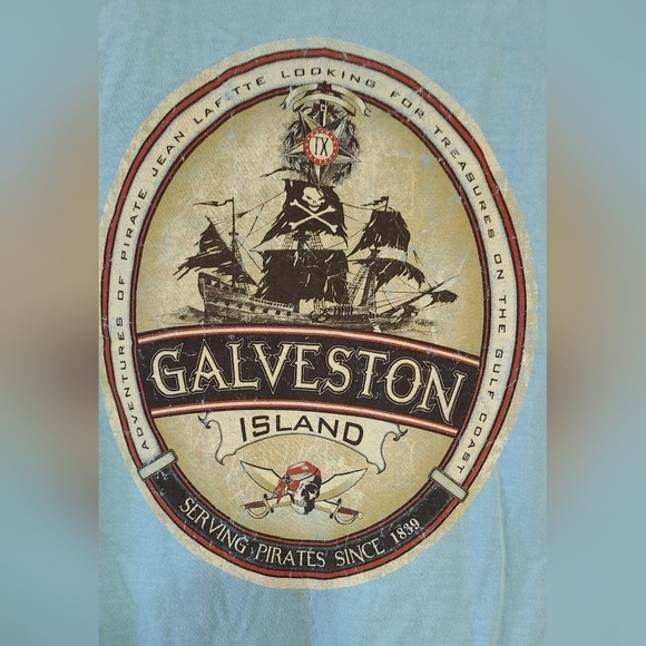 Blue 84 Men's Tourist Tank Top Size Large Galveston Island - Picture 4 of 6